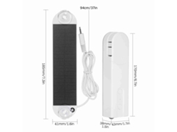 Motor De Cortina Inteligente Solar Zigbee Com Controlo Por Voz, Programação De Horários E Modo De Grupo | Laxiscreed