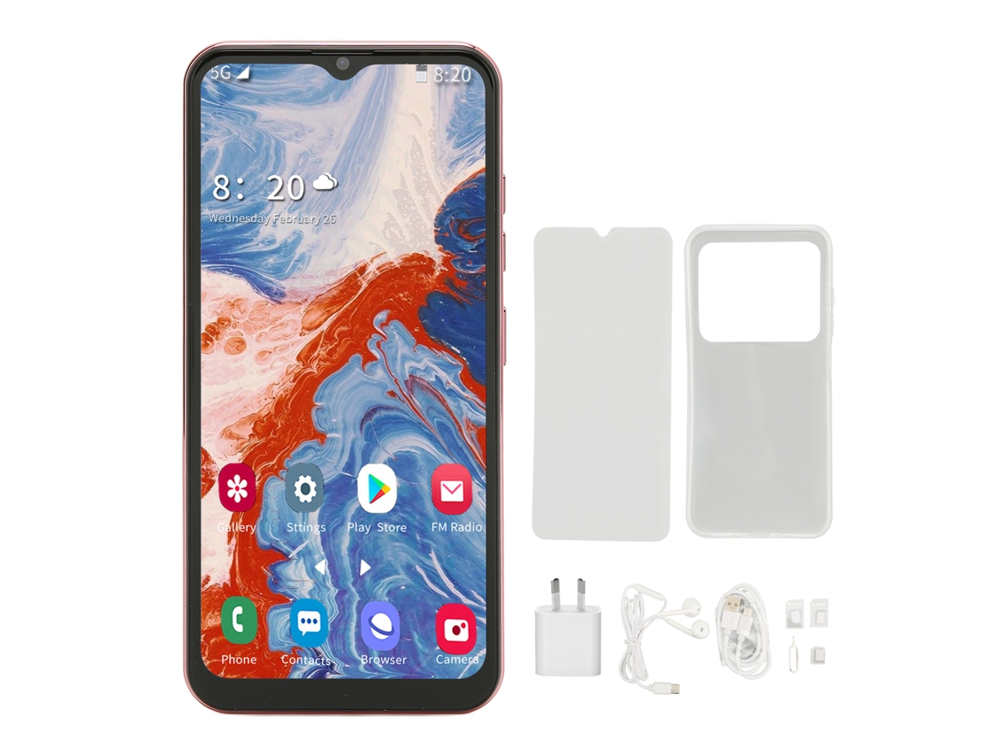 Smartphone Laxiscreed Com Wi-fi 5g, 6gb Ram E 256gb De Armazenamento, Alta Performance E Conexão Rápida