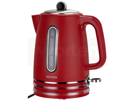 Jarro Elétrico BECKEN BWK4607 Set Verm (2000 W - 1.7L)
