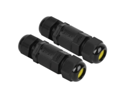 Conector De Caixa De Junção Para Cabos De Rede Outdoor Laxiscreed Resistente À Água Ip68 - Conjunto De Duas Peças