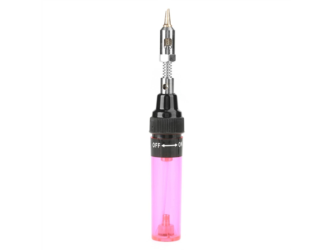 Pistola De Soldadura A Gas De Butano Inalámbrica Com Tocha 1300℃ Ferramenta De Solda (vermelha)