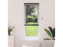 Vidaxl Cortina Veneziana Marrom Escuro Com Padrão 150 X 50 Cm 25 Mm