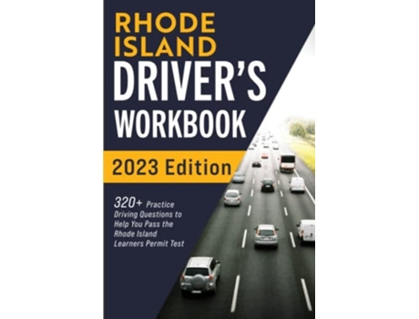 Livro Rhode Island Drivers Workbook 320 Practice Driving Questions to Help You Pass the Rhode Island Learners Permit Test de Connect Prep (Inglês)