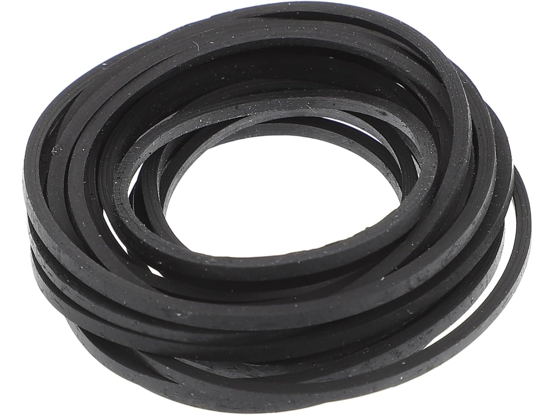 Correias de Borracha Pretas, Elásticas, Redutoras de Ruído, Pacote com 20 Unidades para Gravador de Cassete. SFUSHOS