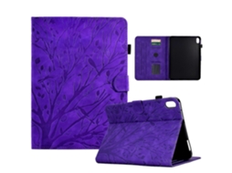 Capa Para Tablet Lenovo Tab P11 J606f Fortune Tree Pressure Flower Em Pu Com Função De Ativação/suspensão