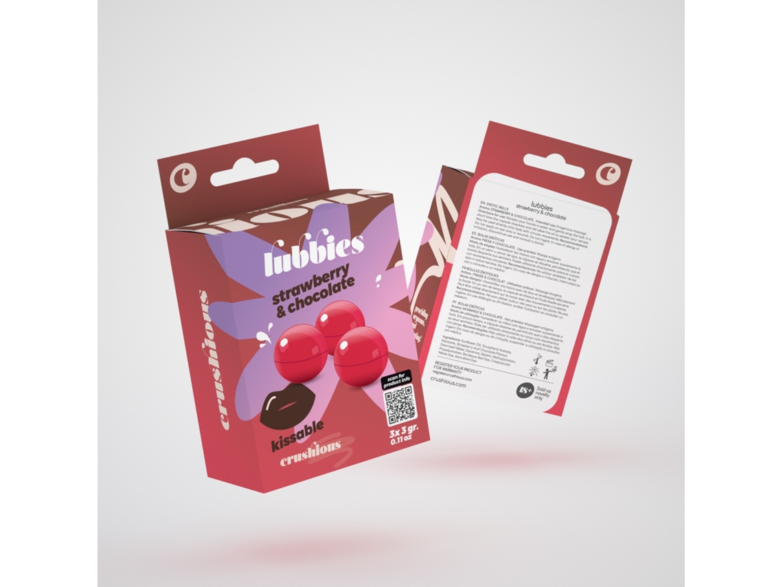 Lubbies Bolas De Aceite Besables Fresa Chocolate Crushious
