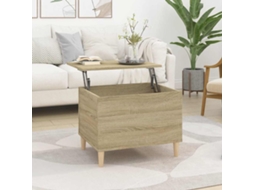 Vidaxl Mesa De Centro 60x44,5x45 Cm Derivados Madeira Carvalho Sonoma