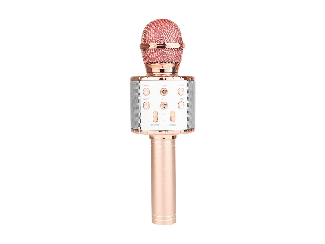 Microfone EOOCOO (luz Led Piscando, Alto falante Integrado)