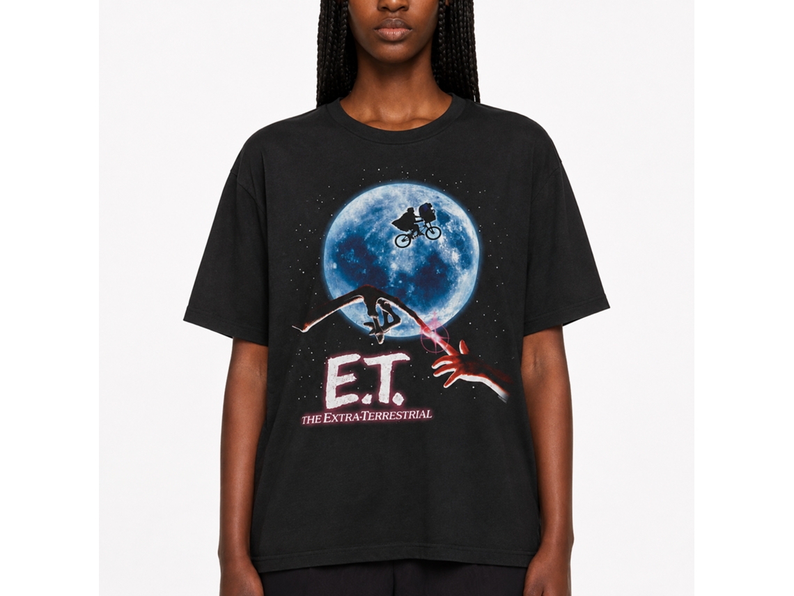 Rockinstone E.t. Moon Black T-shirt Size:xl