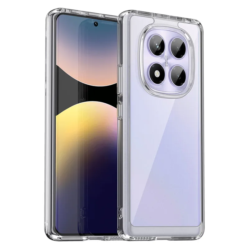 (transparente, Redmi Note 14 Pro 5g (global)) Capa Fosca Resistente A Impactos, Compatível Com Carregamento Sem Fio Magnético