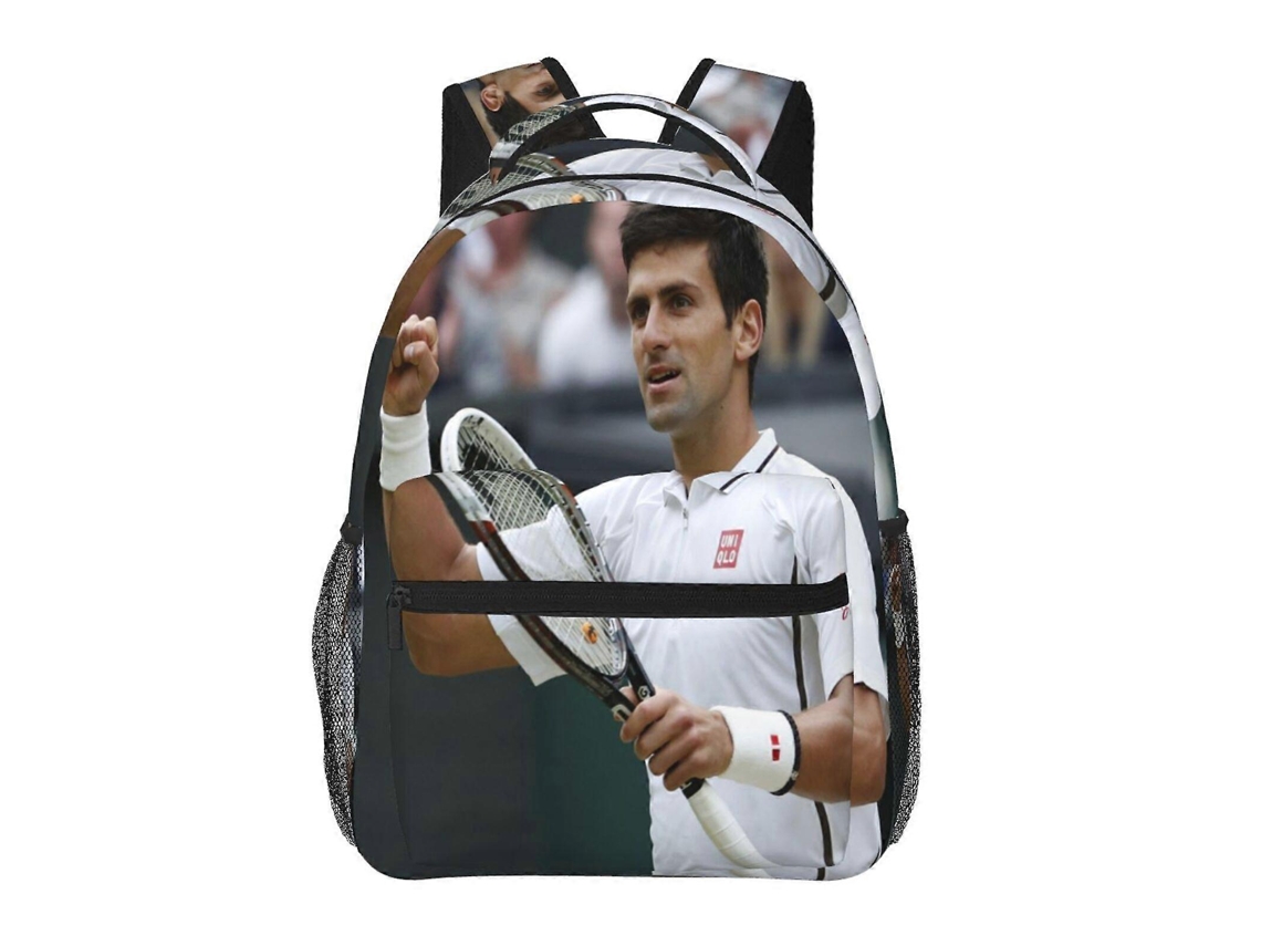 Mochila Novak Djokovic F220 Para Escola E Trabalho, Leve E Impermeável, Mochila Elegante Para Estudantes E Adultos C220