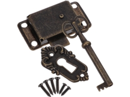 Fechaduras De Armário Vintage Com Chave, Estilo Antigo, Em Liga
