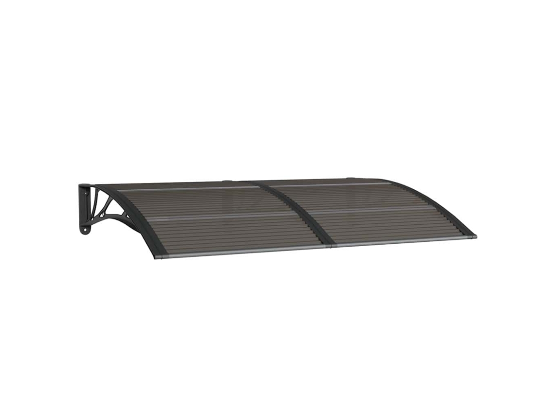 Door Canopy, Door Canopies Vidaxl Preto Policarbonato (150 X 100 Cm)