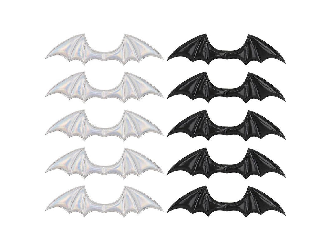 10 Peças de Asas de Morcego para Decorações de Halloween ALLINLESS