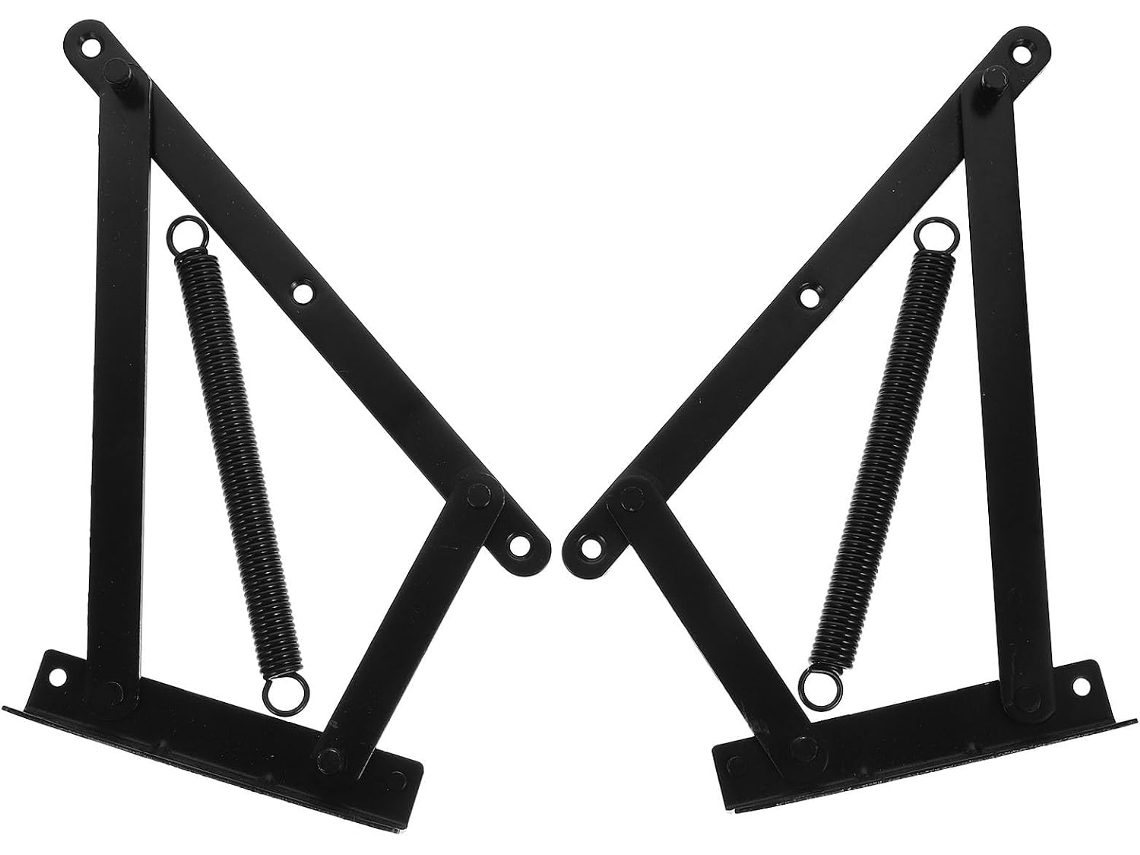 Conjunto De Suportes Dobradiça Triangulares Dobráveis Para Sofá Cama Artibetter, Com Mola Para Elevação E Dobragem De