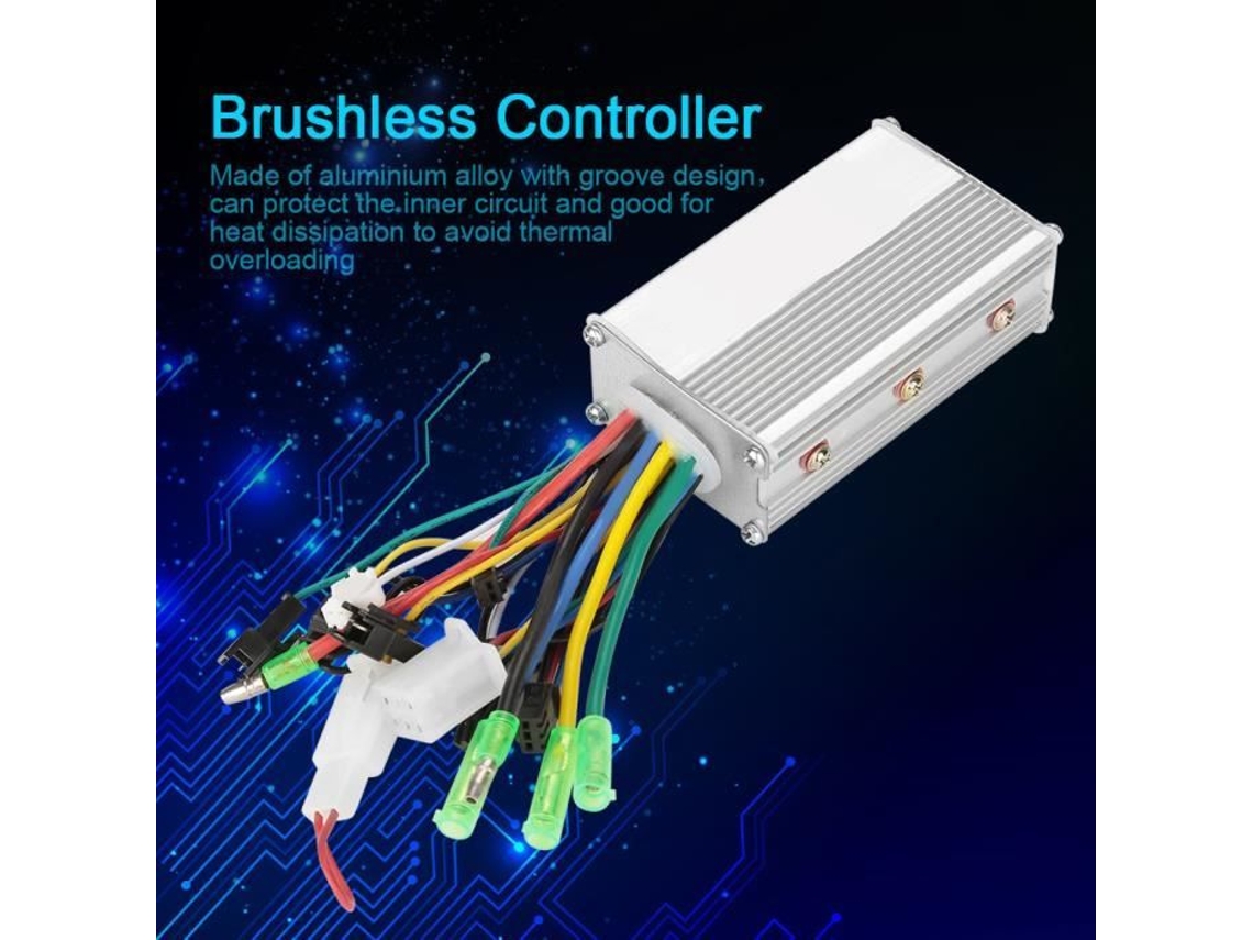 Controlador de motor sem escova 36V - 48V 250W para bicicleta scooter elétrica ZERODIS