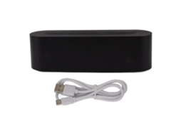 Difusor de Aromas com Luz de Chama Simulada de 7 Cores para Quarto, Casa, Yoga e Escritório Preto LAXISCREED
