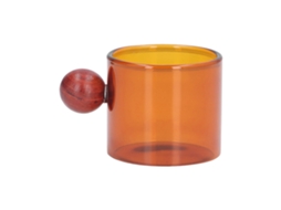 Caneca de Vidro LAXISCREED Resistente Ao Calor Estilo Vintage