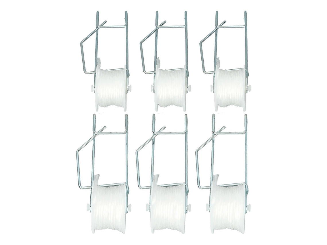 6 Peças de Gancho de Suporte para Tomate Kit com Corda de 15m para Estufa Jardim Plantas Trepadoras