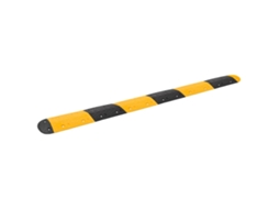 Vidaxl Lomba 323x32,5x4 Cm Borracha Preto E Amarelo