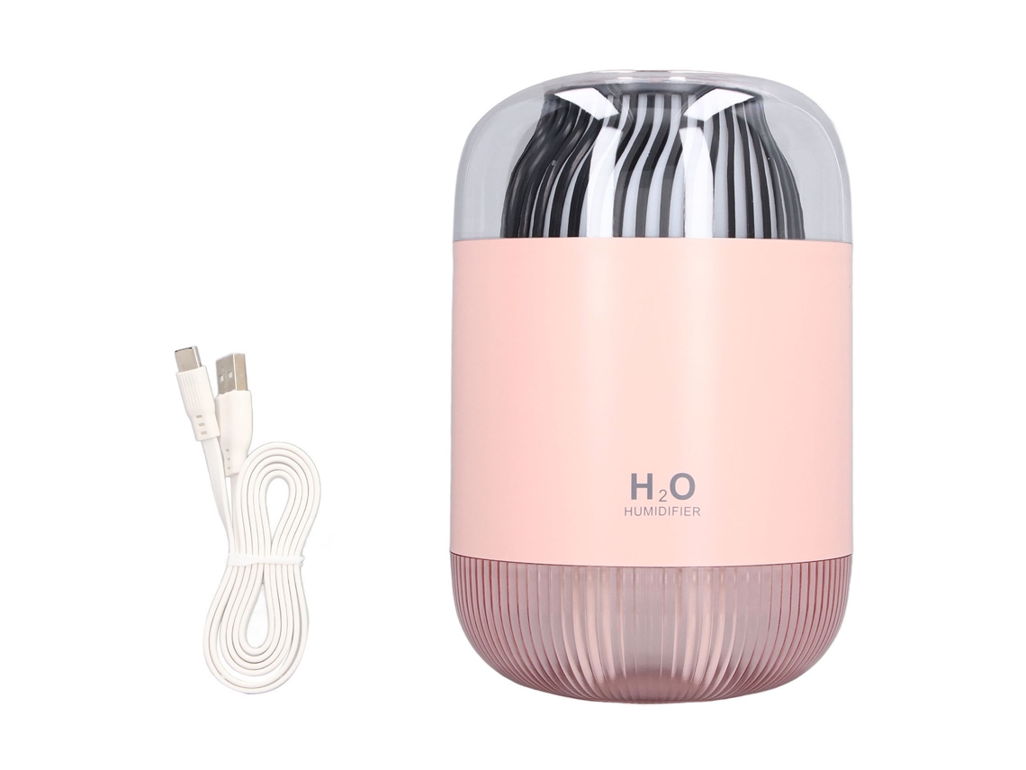 Humidificador de Aromaterapia 300ml com Luzes LED SILVER