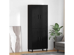 Vidaxl Buffê 2 Unid. Carvalho Preto 69,5 X 34 X 180 Cm