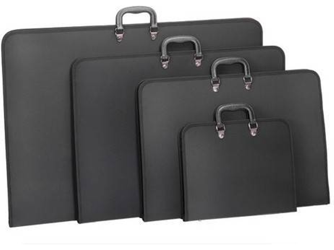Pasta CARCHIDEA I304 (A3 - 38x54x0.35cm - Polipropileno - Preto)