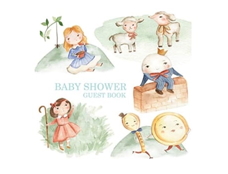 Livro Nursery Rhyme Baby Shower Guest Book de Lulu And Bell (Inglês - Capa Dura)