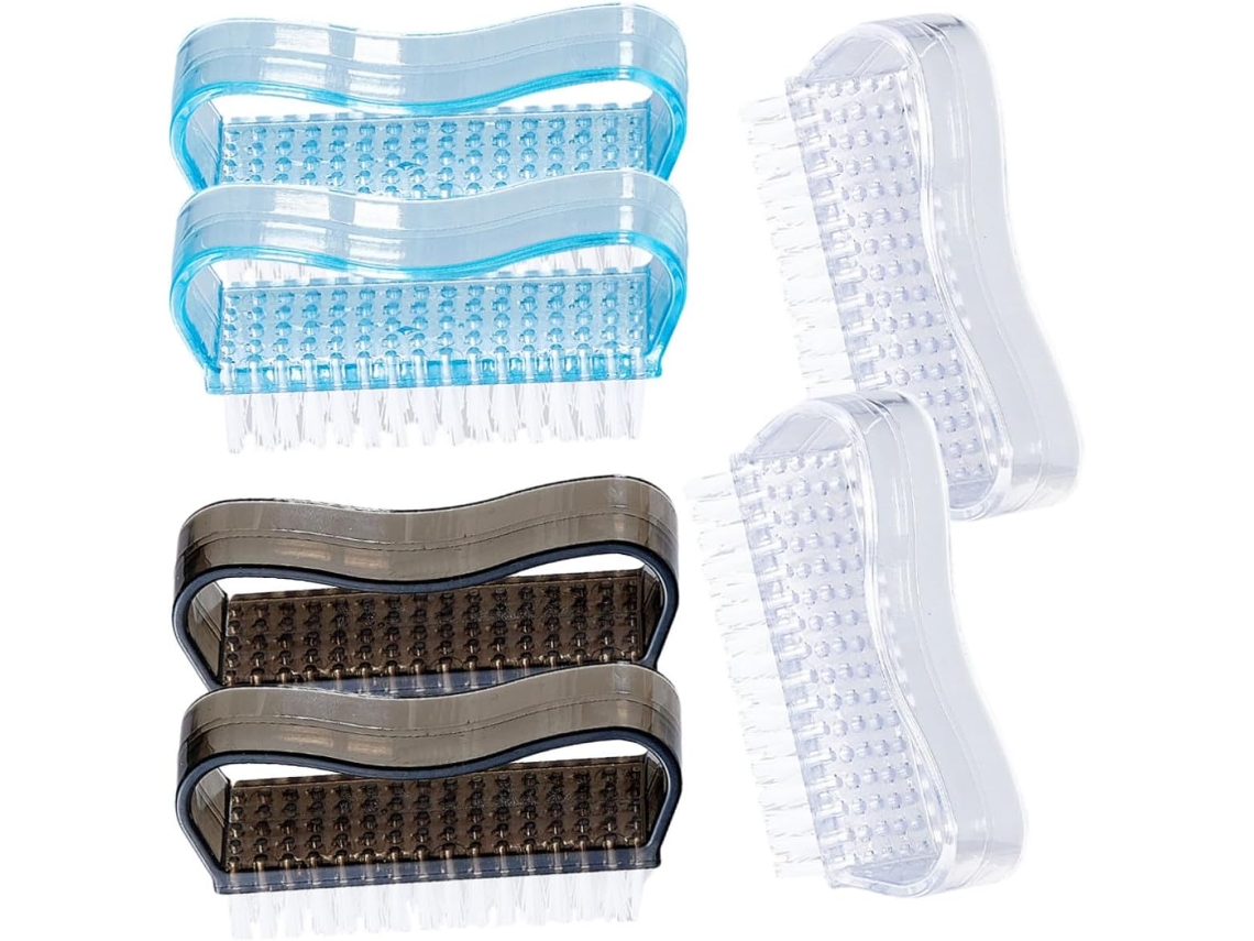 Rodo de unhas em PP para limpeza suave e fácil, conjunto de 6 rodos de limpeza.