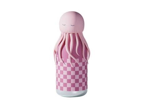 Garrafa Térmica Com Palhinha Asobu Bestie 460ml Medusa Sbv44jelly