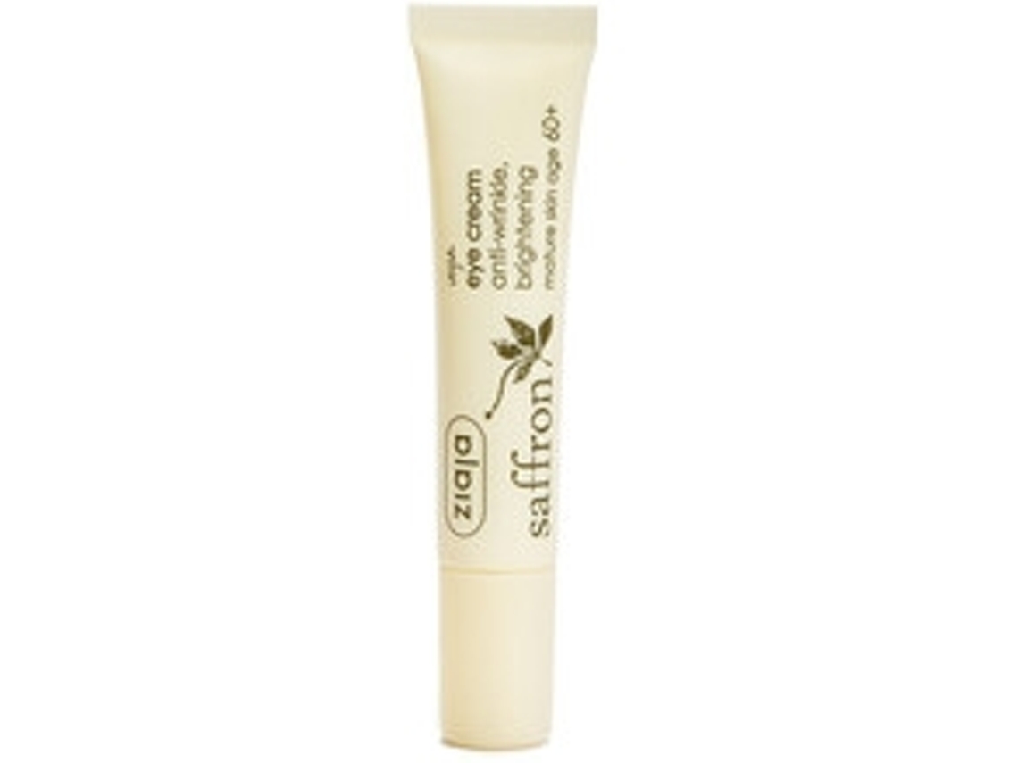 ZIAJA Saffron Eye Cream Rozjasňující Oční Krém Proti Vráskám 15Ml