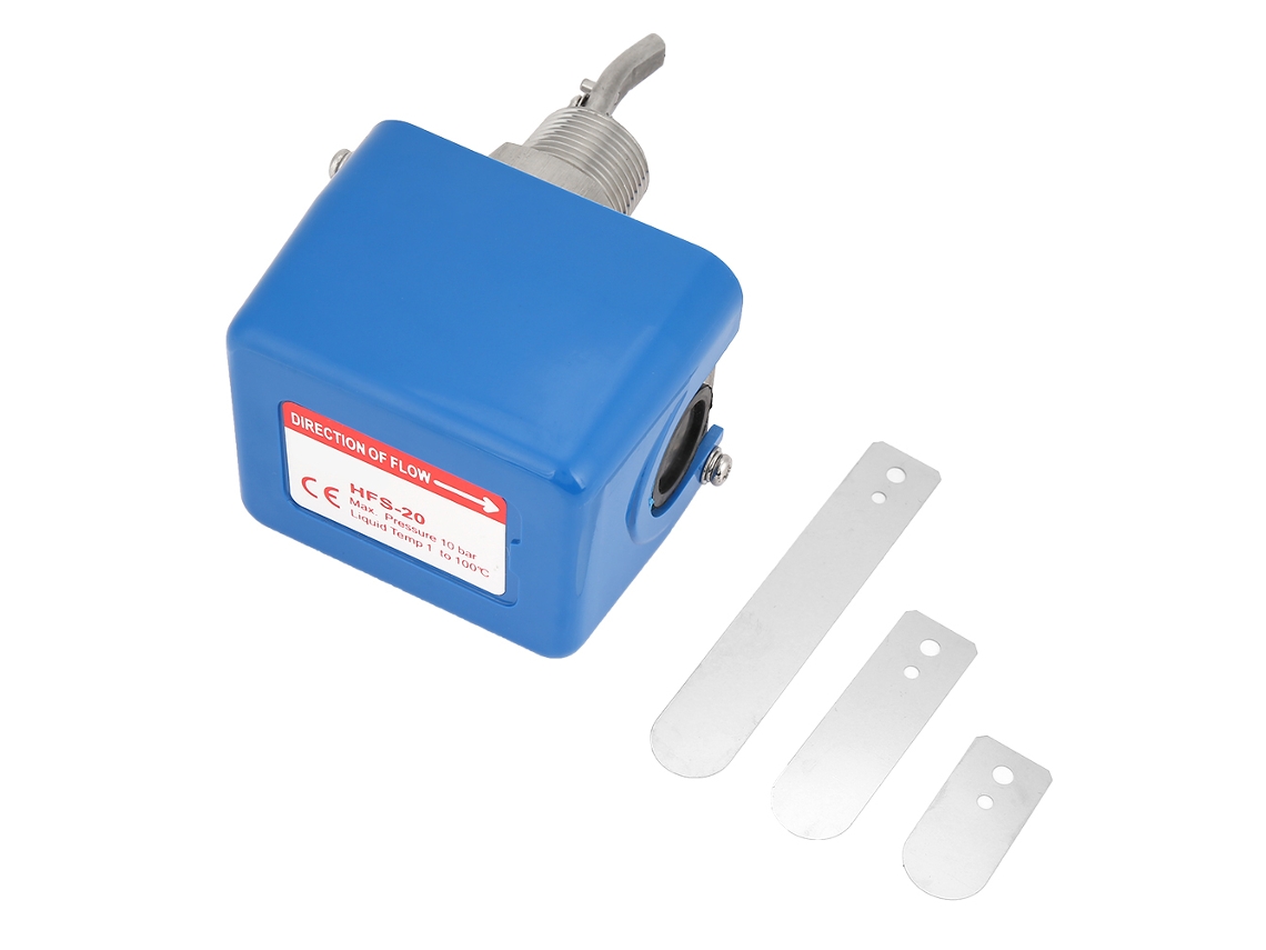 Interruptor De Controle De Fluxo De Água Hfs-20 3/4" Macho Spdt Aço Inox 6-380v