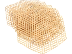 Conjunto De 6 Tapetes Bambu Para Cozinhar, Fritar, Utensílios Cozinha Duráveis Vayotoy