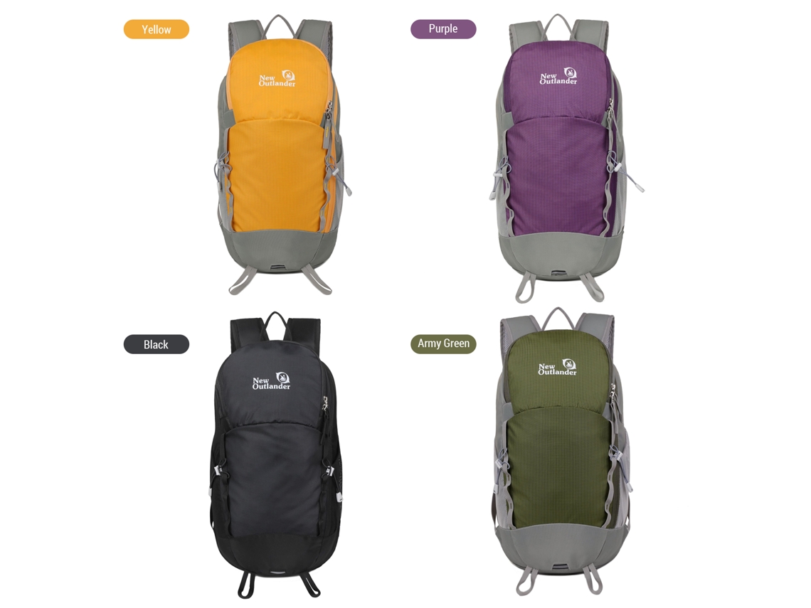 Mochila de Trekking 25l Impermeável Leve para Camping e Viagem S/MARCA