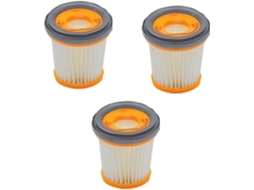 Kit Com 3 Filtros Laváveis Para Aspirador De Pó Ultenic S1, Coletor
