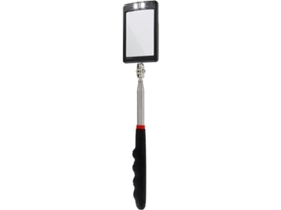 Espelho Telescópico Led Ultra fino com Bateria Incluída, Extensível Até 88 Cm, Mão Segura e Imagem Nítida