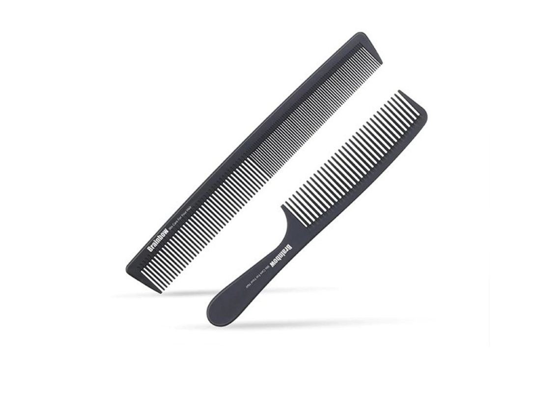 Pacote Com 2 Escovas De Cabelo Elysve Com Ação Antiestática Para Pentear, Desembaraçar E Modelar Cabelo