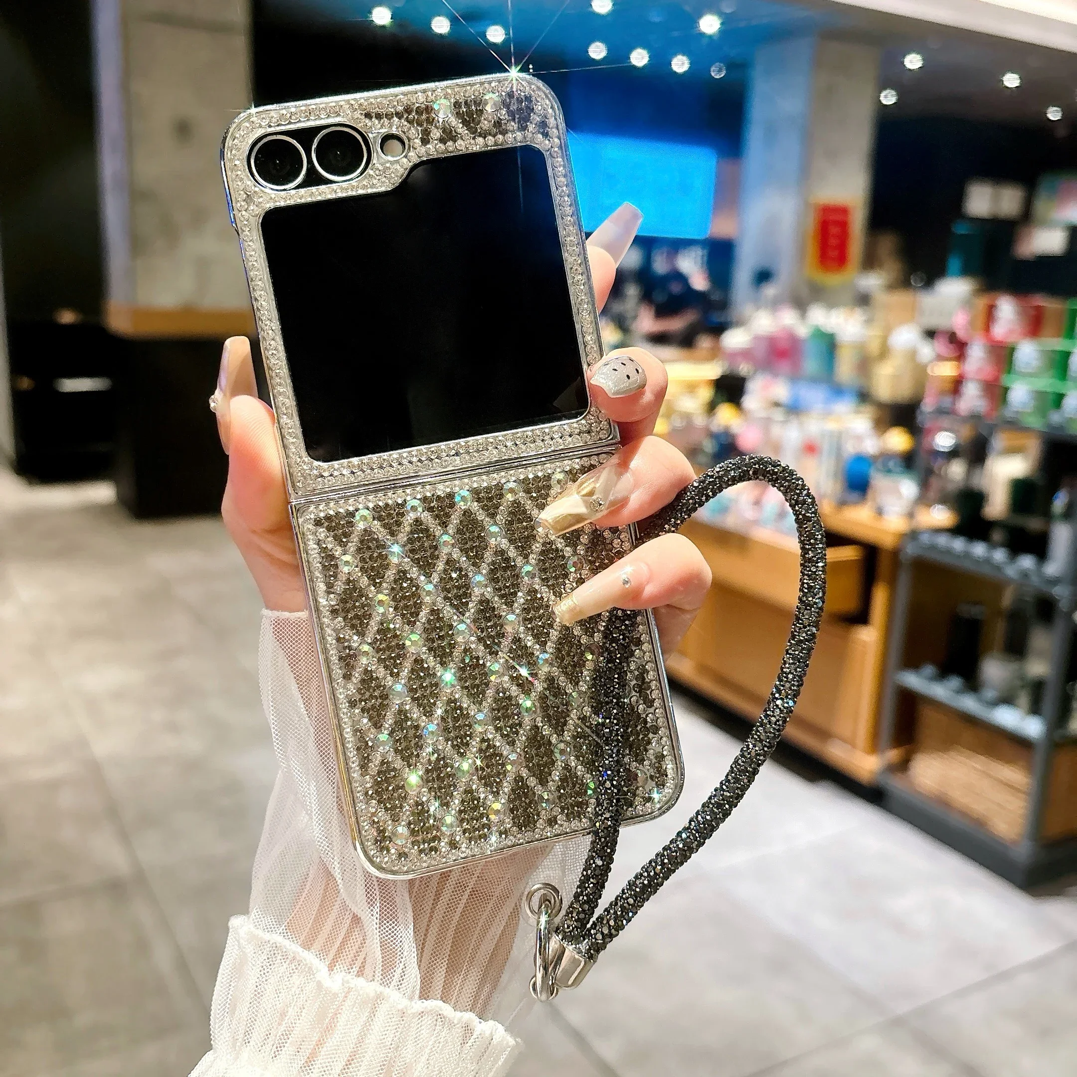 (cinza, Galaxy Z Flip7 Fe) Capa Protetora Resistente A Impactos E De Alta Resistência