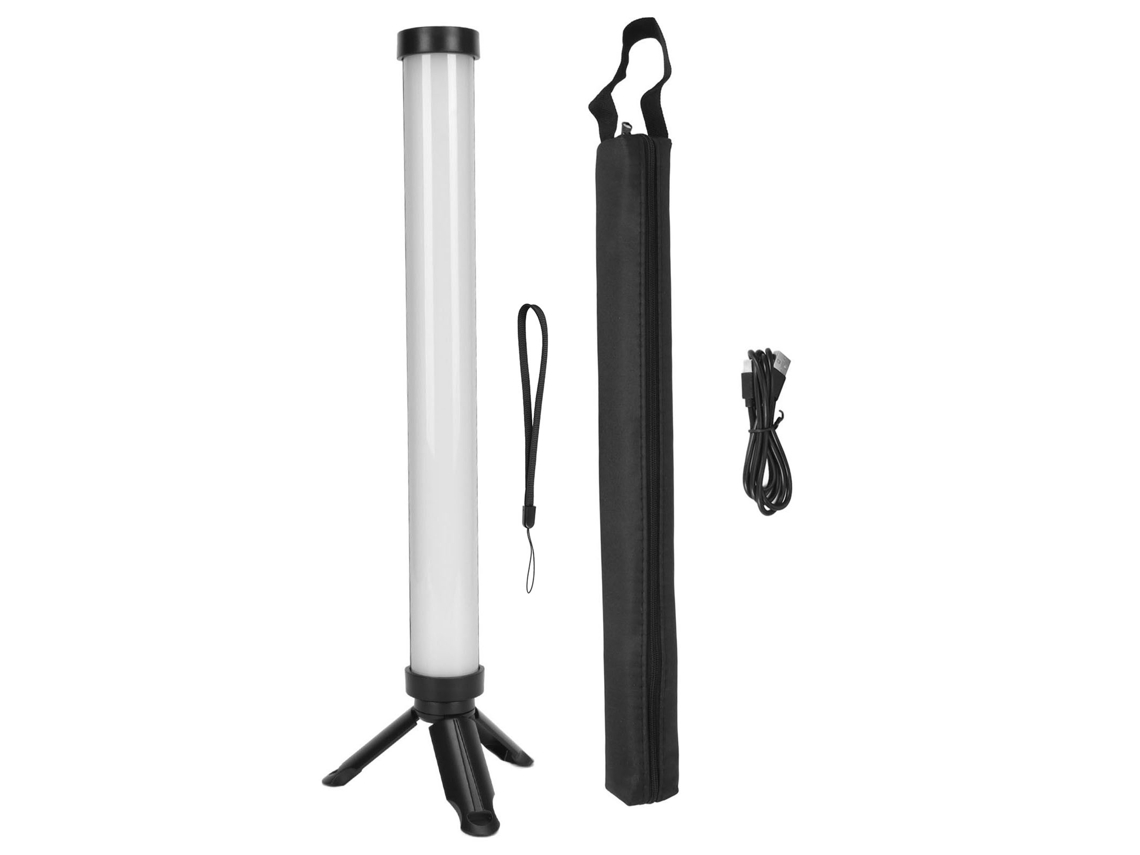 Pau De Luz Led Rgb 10w 1000lm 2500-9900k Efeito Especial 21 Modos Para Fotografia E Vídeo
