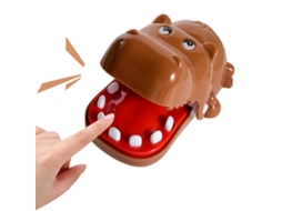 Ats juego de Morder Dedo de Hipopótamo Con Boca Grande para Bebés Y Niños Juguete Divertido Regalo de Fiesta Infantil