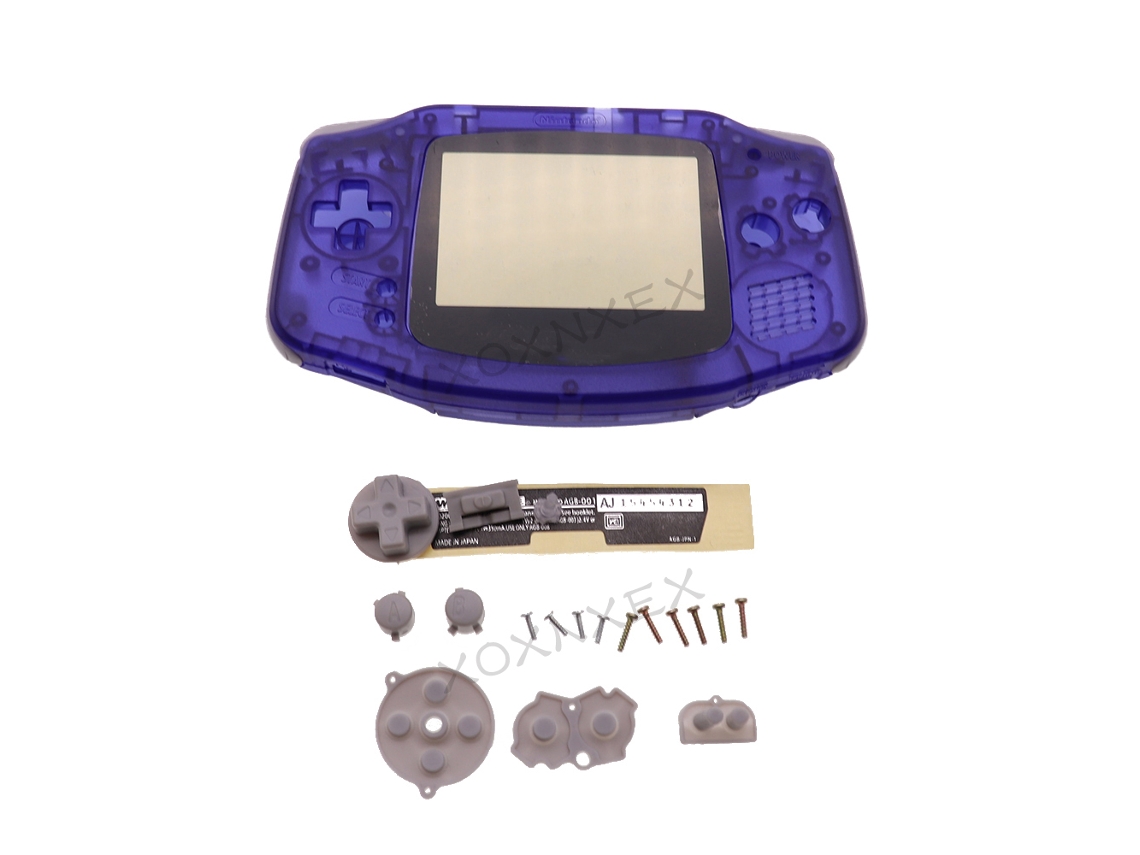 Capa Rígida Para Nintendo Game Boy Gba, Com Lente De Tela, Carcaça Substituível Para O Console Game Boy Advance.