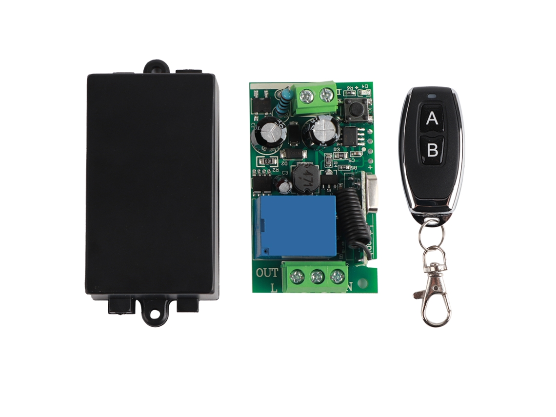 2026 módulo de Interruptor Sem Fio com Controle Remoto Ac220v para Reparo de Lâmpadas Led, Relé Unidirecional e Receptor