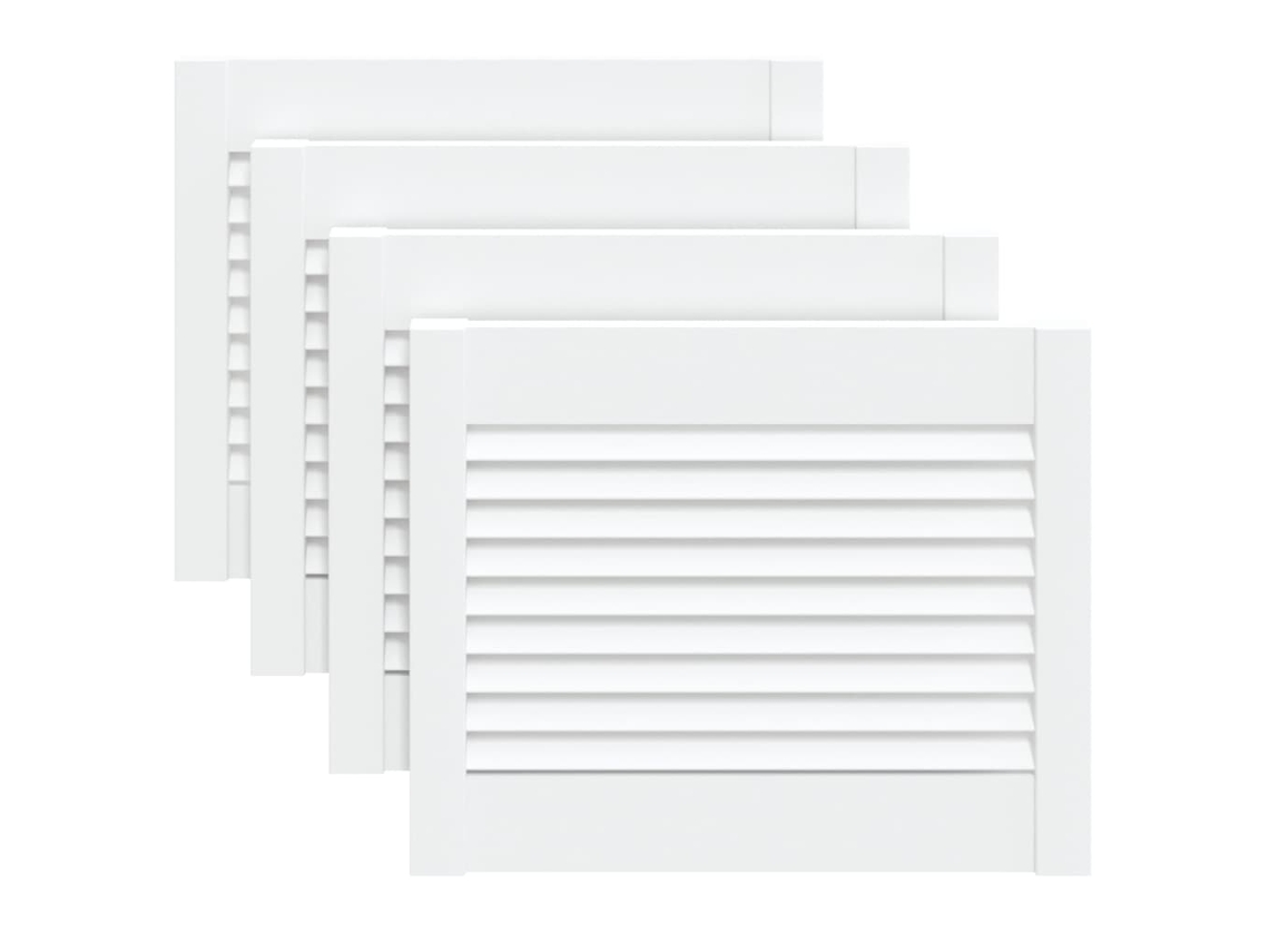 Cabinet Door, Cabinet Doors Vidaxl Branco Madeira De Pinho (39.5 X 49.4 Cm)