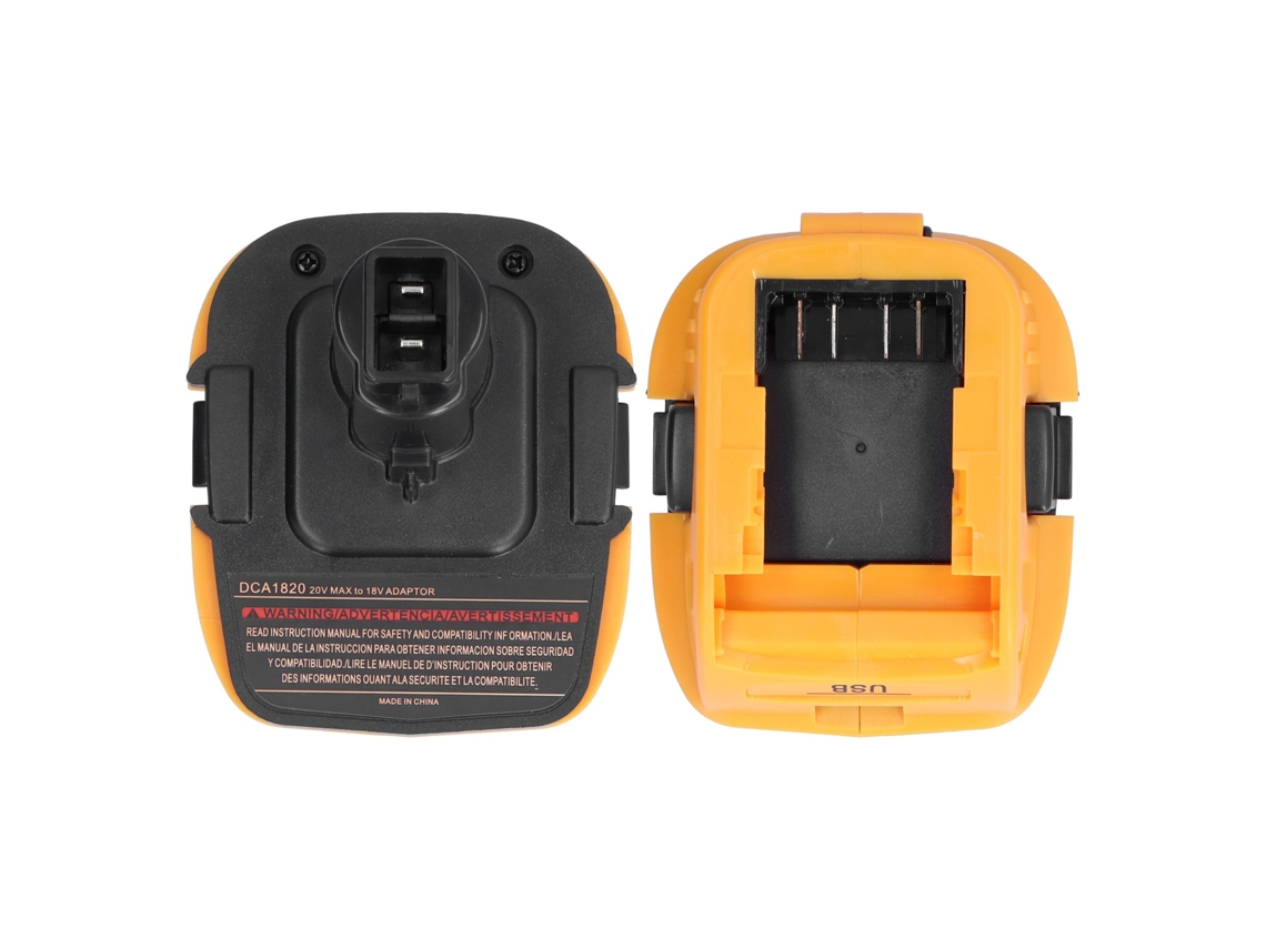 Kit Adaptador Conversor De Batería 18v Com Base Conector De Alimentação Dca1820 Acessório