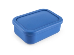 Lancheira Bento De Silicone Portátil, Reutilizável, Própria Para Micro Ondas, Com 3 Compartimentos Para Adultos E Crianças Aquaforge