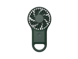 Ventilador Portátil De Mão, Pequeno, Recarregável Via Usb, Com 3 Velocidades.