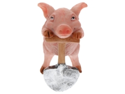 1Pcs Estatueta de Porco de Resina ALLINLESS