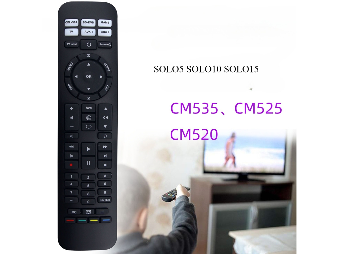 Comando de TV XIAOMOYU para Colunas de Som Bose Cm520 Cm525 Cm535 Solo5 Solo10
