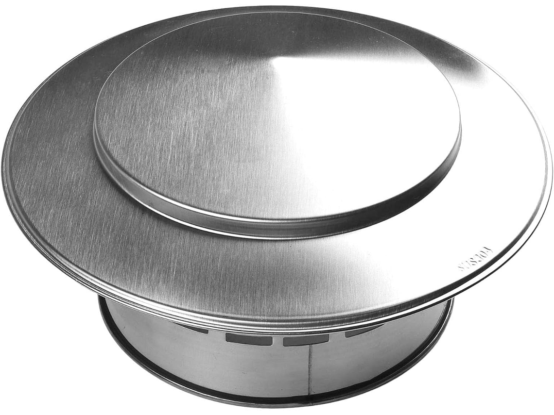 Tampa De Chaminé Em Aço Inoxidável 304 Para Coifa De Ventilação No Telhado