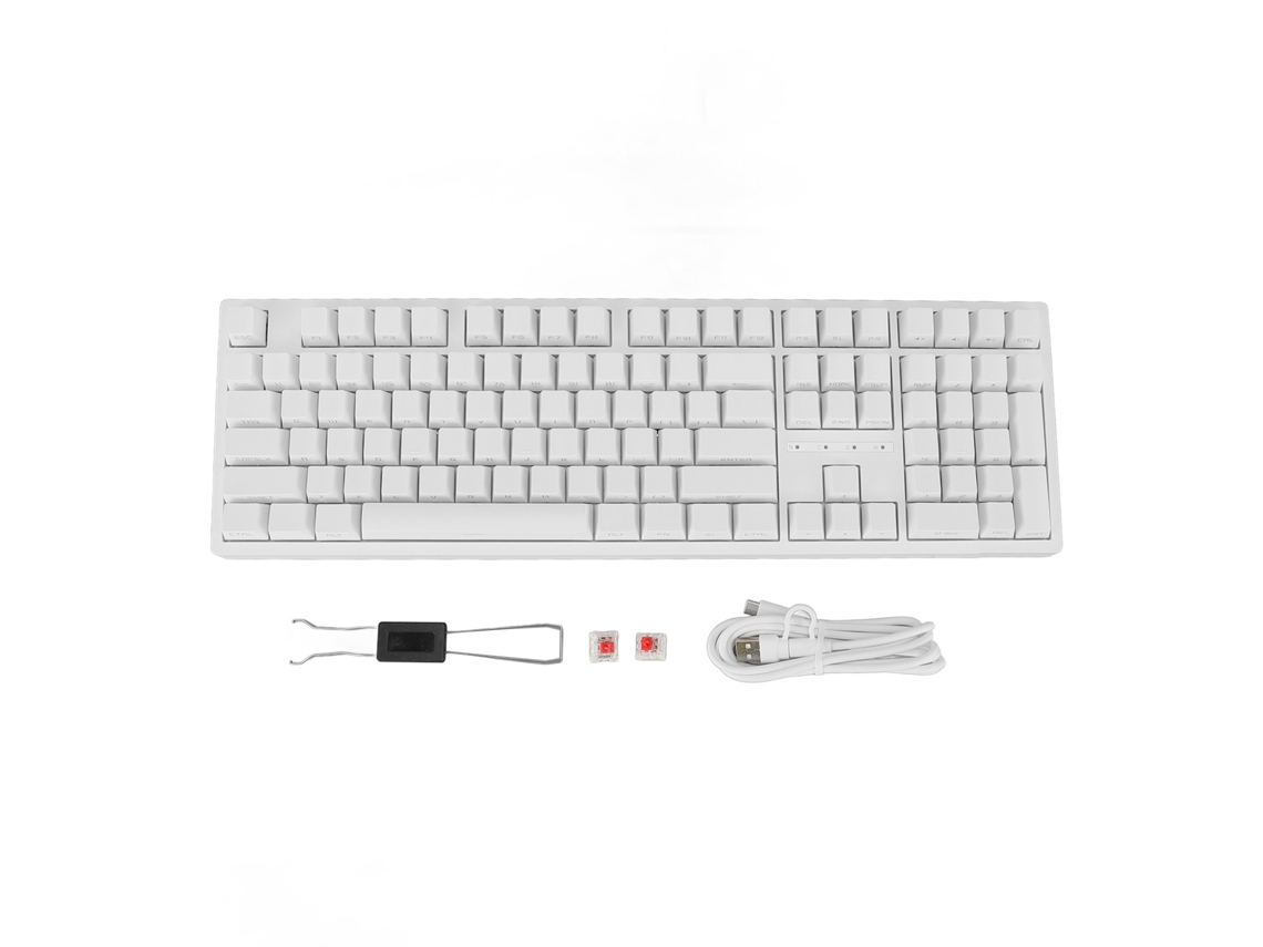 Teclado Mecânico Sem Fio Rgb Com 108 Teclas
